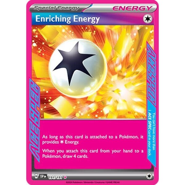 Pokemon Enriching Energy (191) Lightly Played Holofoil