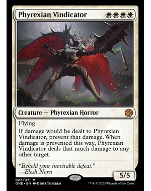 Magic: The Gathering Phyrexian Vindicator (027) Lightly Played Foil