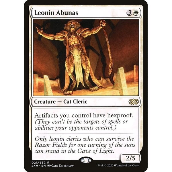 Magic: The Gathering Leonin Abunas (021) Near Mint