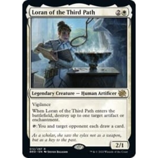 Magic: The Gathering Loran of the Third Path (012) Lightly Played