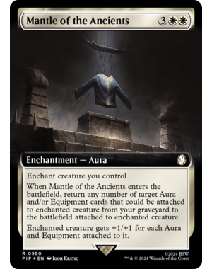 Magic: The Gathering Mantle of the Ancients (Extended Art) (452) Lightly Played