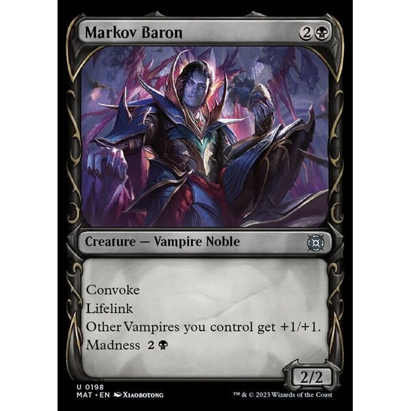 Magic: The Gathering Markov Baron (Halo Foil) (198) Near Mint Foil