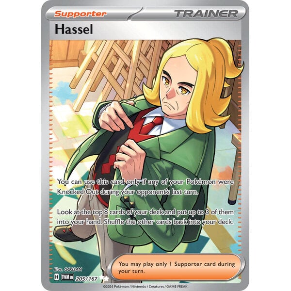 Pokemon Hassel (205) Lightly Played Holofoil