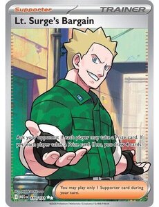 Pokemon Lt. Surge's Bargain (170) Lightly Played Holofoil