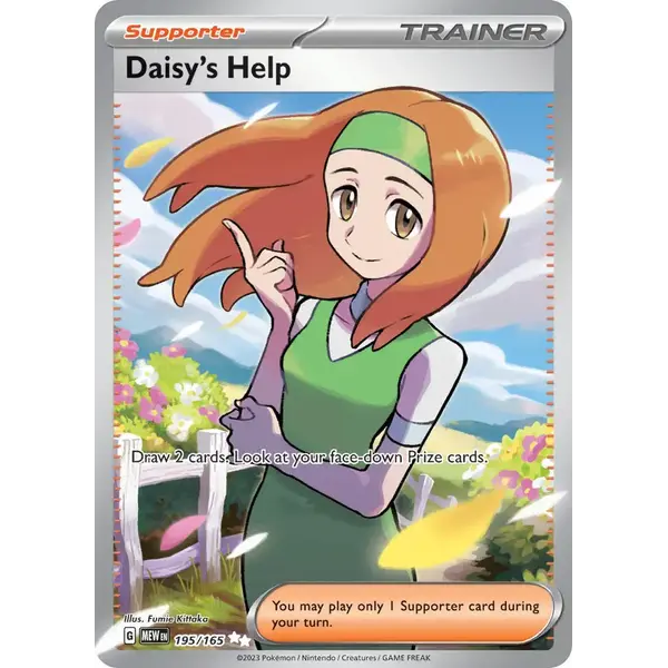 Pokemon Daisy's Help (195) Lightly Played Holofoil