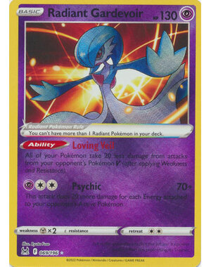 Pokemon Radiant Gardevoir (069) Lightly Played Holofoil