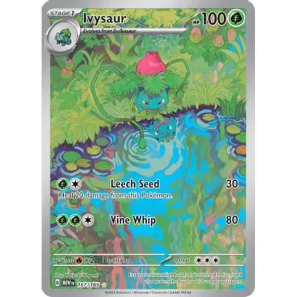 Pokemon Ivysaur (167) Lightly Played Holofoil