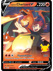 Pokemon Lance's Charizard V (SWSH133) Lightly Played Holofoil