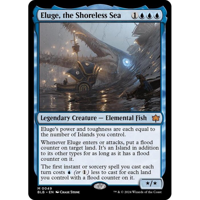 Magic: The Gathering Eluge, the Shoreless Sea (049) Lightly Played