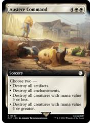 Magic: The Gathering Austere Command (Extended Art) (447) Lightly Played
