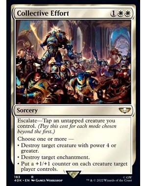Magic: The Gathering Collective Effort (Surge Foil) (183) Lightly Played Foil