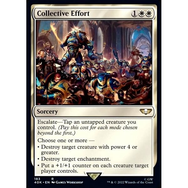 Magic: The Gathering Collective Effort (Surge Foil) (183) Lightly Played Foil