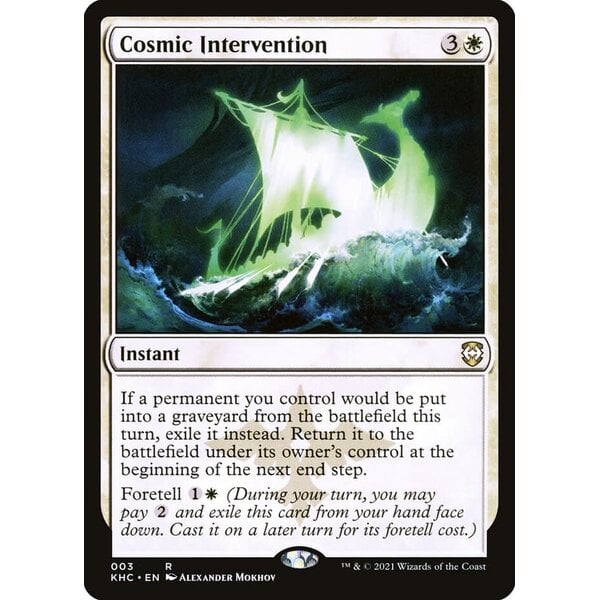 Magic: The Gathering Cosmic Intervention (003) Lightly Played