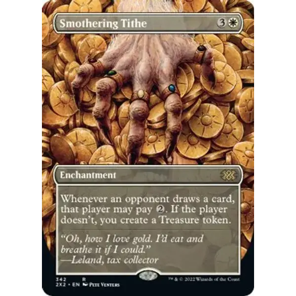 Magic: The Gathering Smothering Tithe (Borderless) (342) Near Mint Foil