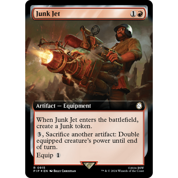 Magic: The Gathering Junk Jet (Extended Art) (Surge Foil) (915) Lightly Played Foil