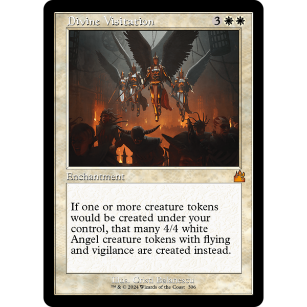 Magic: The Gathering Divine Visitation (Retro Frame) (306) Lightly Played