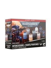 Warhammer 40,000 Space Marines: Intercessors + Paints