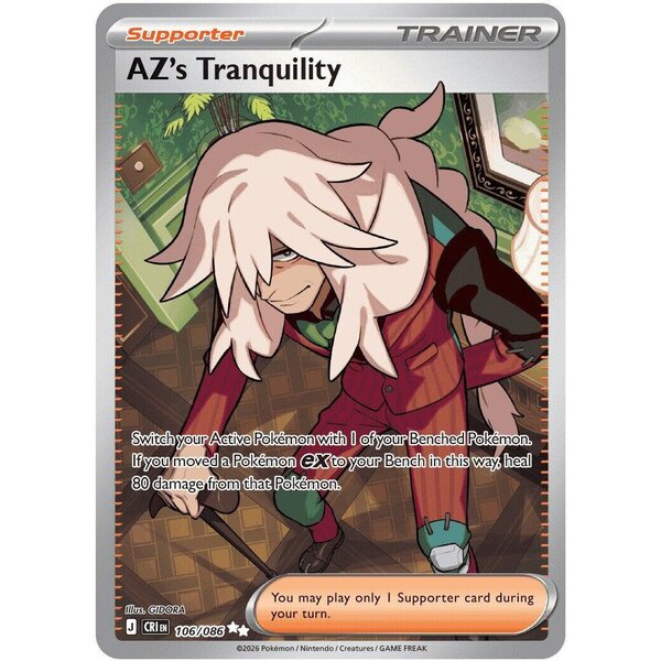 Pokemon AZ's Tranquility (106) Lightly Played Holofoil