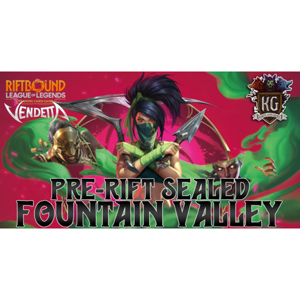 UVS Games 7/26/26 Fountain Valley Riftbound Vendetta Pre-Rift Sealed Event Sunday 12 PM