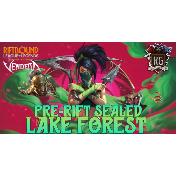 UVS Games 7/28/26 Lake Forest Riftbound Vendetta Pre-Rift Sealed Event Tuesday 630 PM