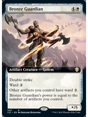 Magic: The Gathering Bronze Guardian (Extended Art) (340) Lightly Played
