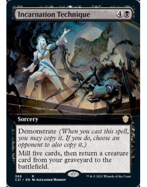 Magic: The Gathering Incarnation Technique (Extended Art) (368) Lightly Played