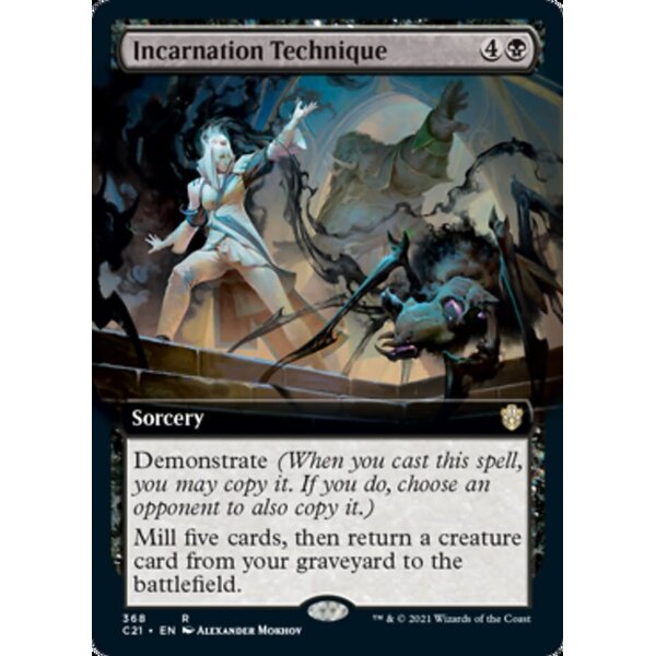 Magic: The Gathering Incarnation Technique (Extended Art) (368) Lightly Played