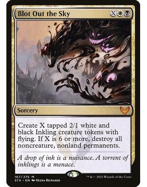 Magic: The Gathering Blot Out the Sky (167) Lightly Played Foil
