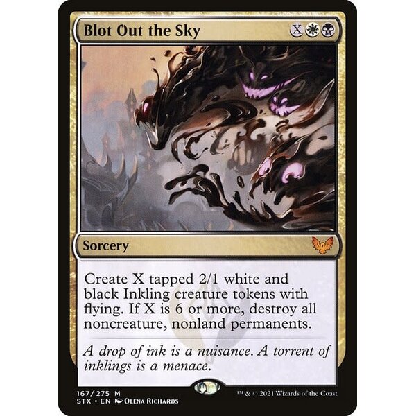 Magic: The Gathering Blot Out the Sky (167) Lightly Played Foil
