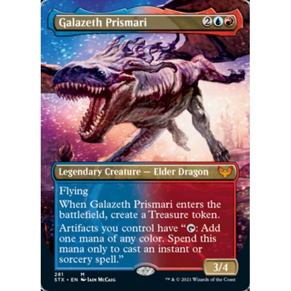 Magic: The Gathering Galazeth Prismari (Borderless Alternate Art) (281) Lightly Played