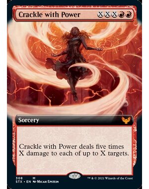 Magic: The Gathering Crackle with Power (Extended Art) (308) Near Mint
