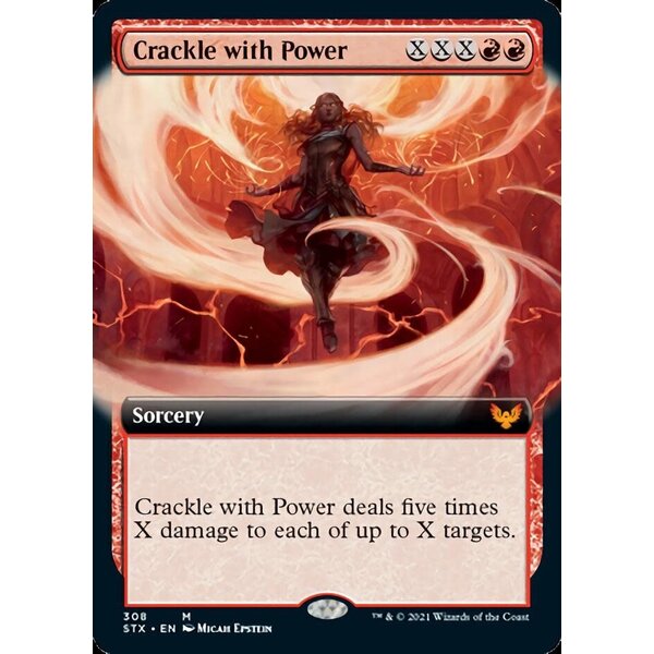 Magic: The Gathering Crackle with Power (Extended Art) (308) Near Mint