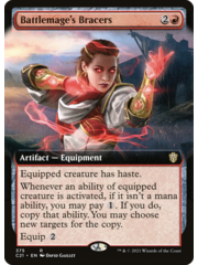 Magic: The Gathering Battlemage's Bracers (Extended Art) (375) Lightly Played