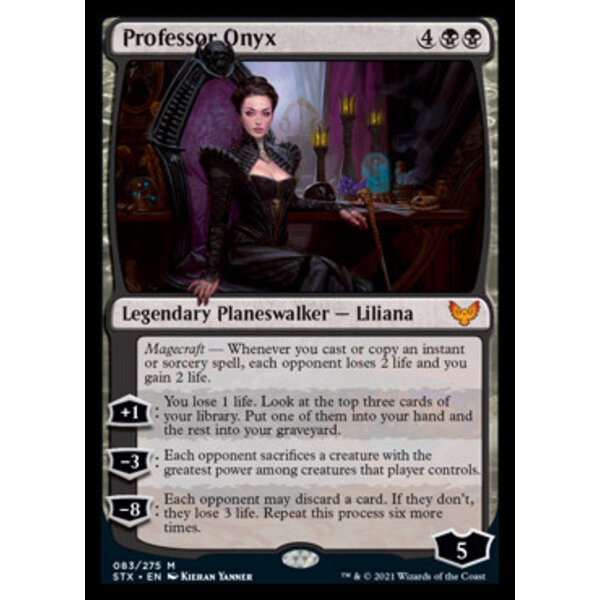 Magic: The Gathering Professor Onyx (083) Lightly Played Foil