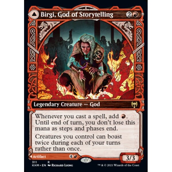 Magic: The Gathering Birgi, God of Storytelling (Showcase) (311) Lightly Played