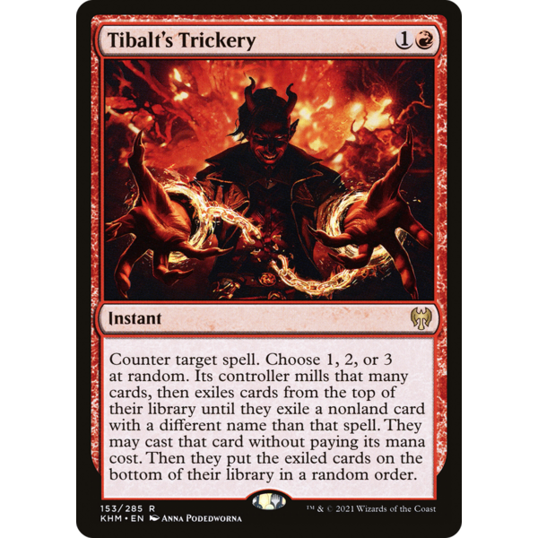 Magic: The Gathering Tibalt's Trickery (153) Lightly Played