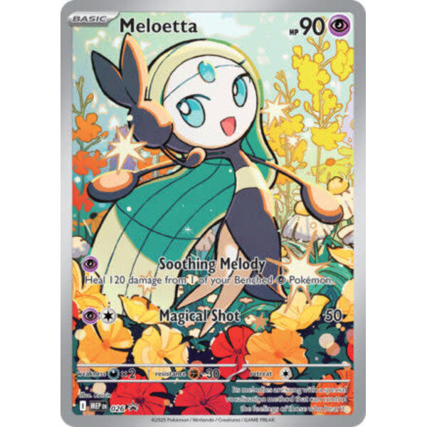 Pokemon Meloetta (026) Lightly Played Holofoil
