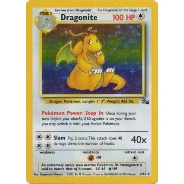 Pokemon Dragonite (004) UNL Lightly Played