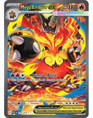 Pokemon Mega Emboar ex (273) Near Mint Holofoil