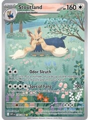 Pokemon Stoutland (156) Near Mint Holofoil