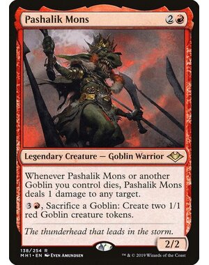Magic: The Gathering Pashalik Mons (138) Lightly Played