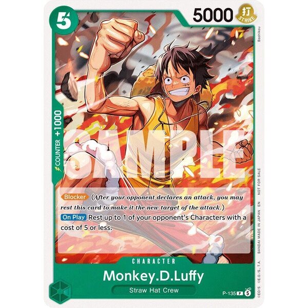 Bandai Monkey.D.Luffy (OP16 Release Event) (P-135) Near Mint