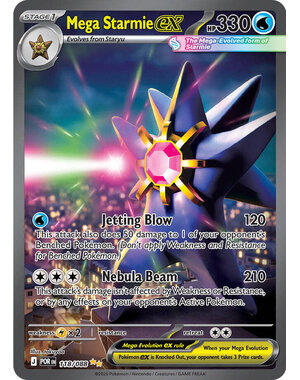Pokemon Mega Starmie ex (118) Near Mint Holofoil