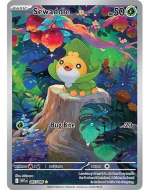 Pokemon Sewaddle (087) Near Mint Holofoil