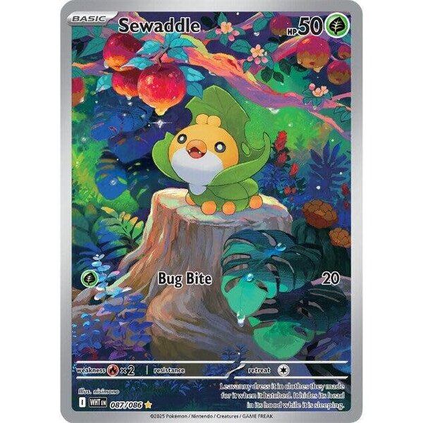 Pokemon Sewaddle (087) Near Mint Holofoil