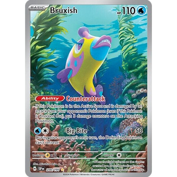 Pokemon Bruxish (200) Lightly Played Holofoil