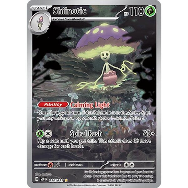 Pokemon Shiinotic (194) Lightly Played Holofoil