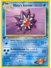 Pokemon Misty's Starmie (056) 1st Lightly Played