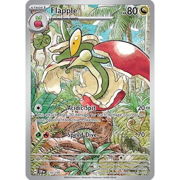 Pokemon Flapple (210) Lightly Played Holofoil