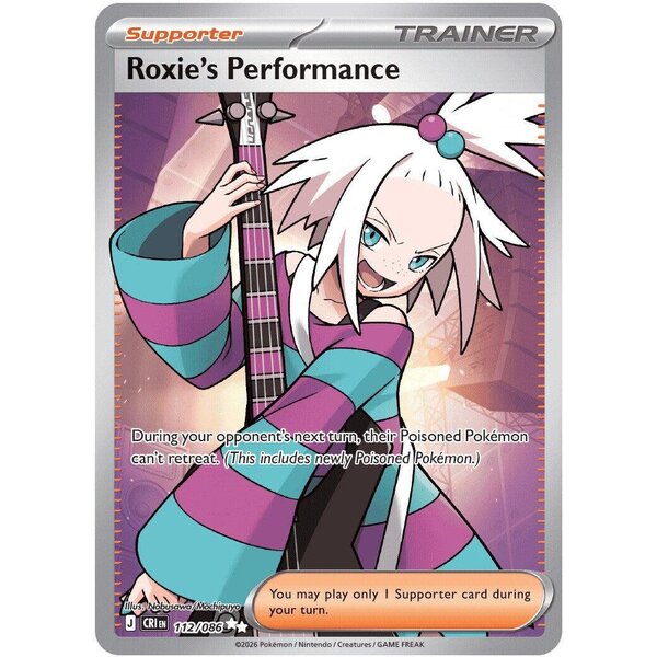 Pokemon Roxie's Performance (112) Near Mint Holofoil